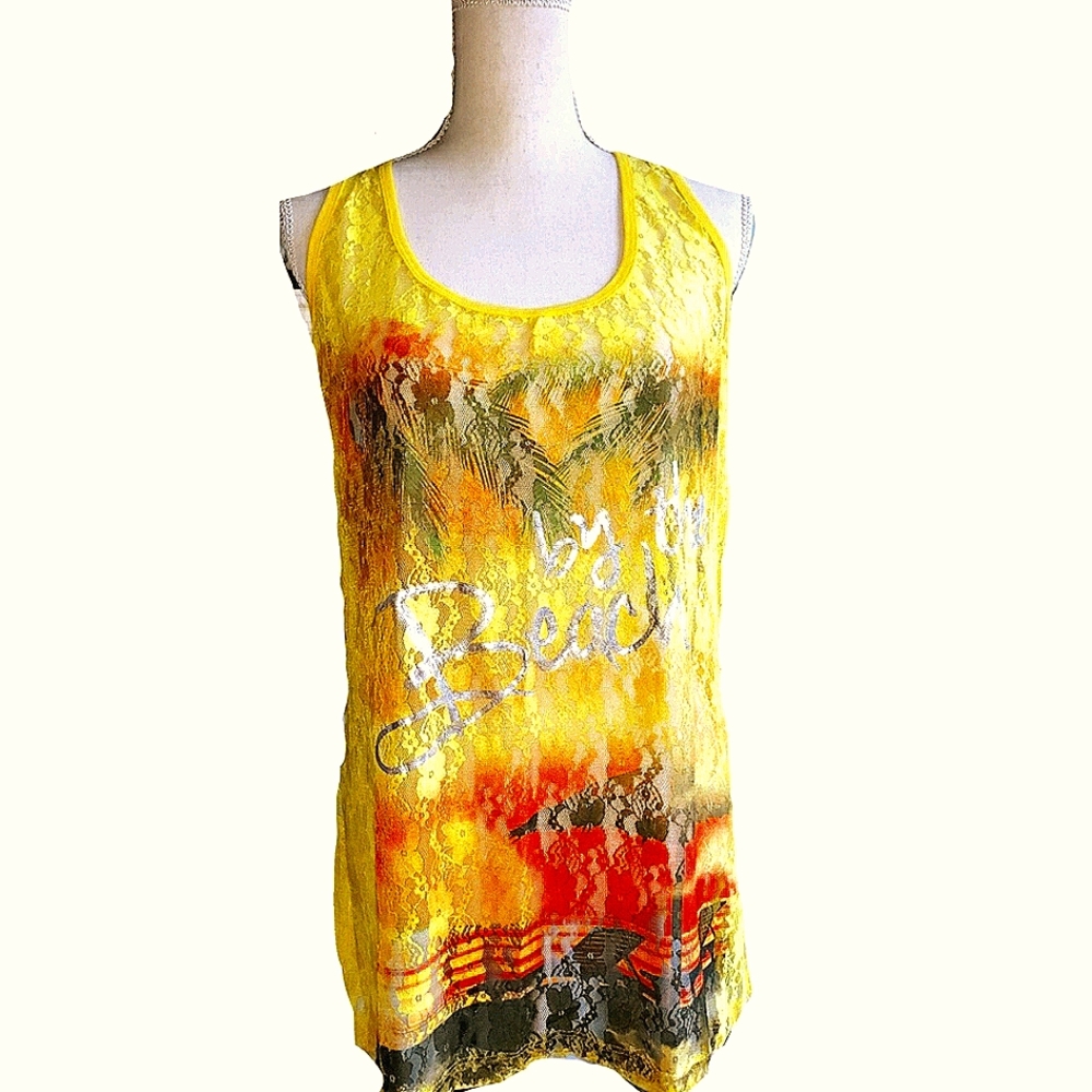 Lace tank top